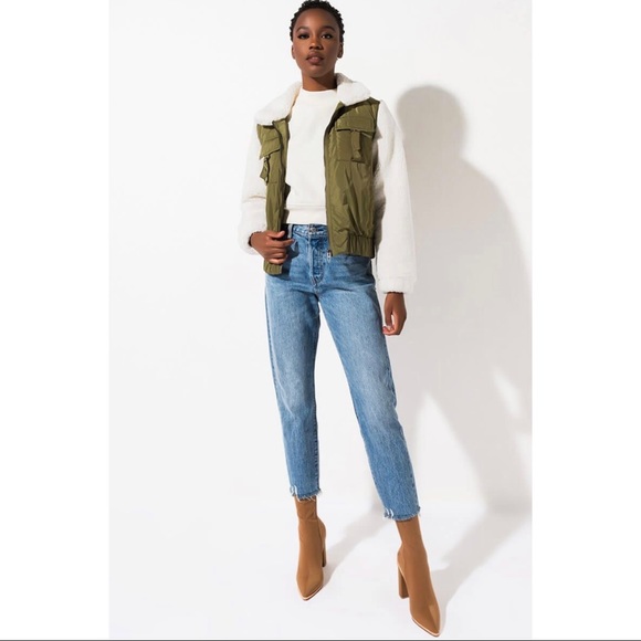 BLANK NYC Bomber Style Sherpa Jacket - Picture 10 of 10